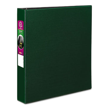 Avery® Durable Non-view Binder With Durahinge And Slant Rings, 3 Rings, 1.5" Capacity, 11 X 8.5, Green freeshipping - TVN Wholesale